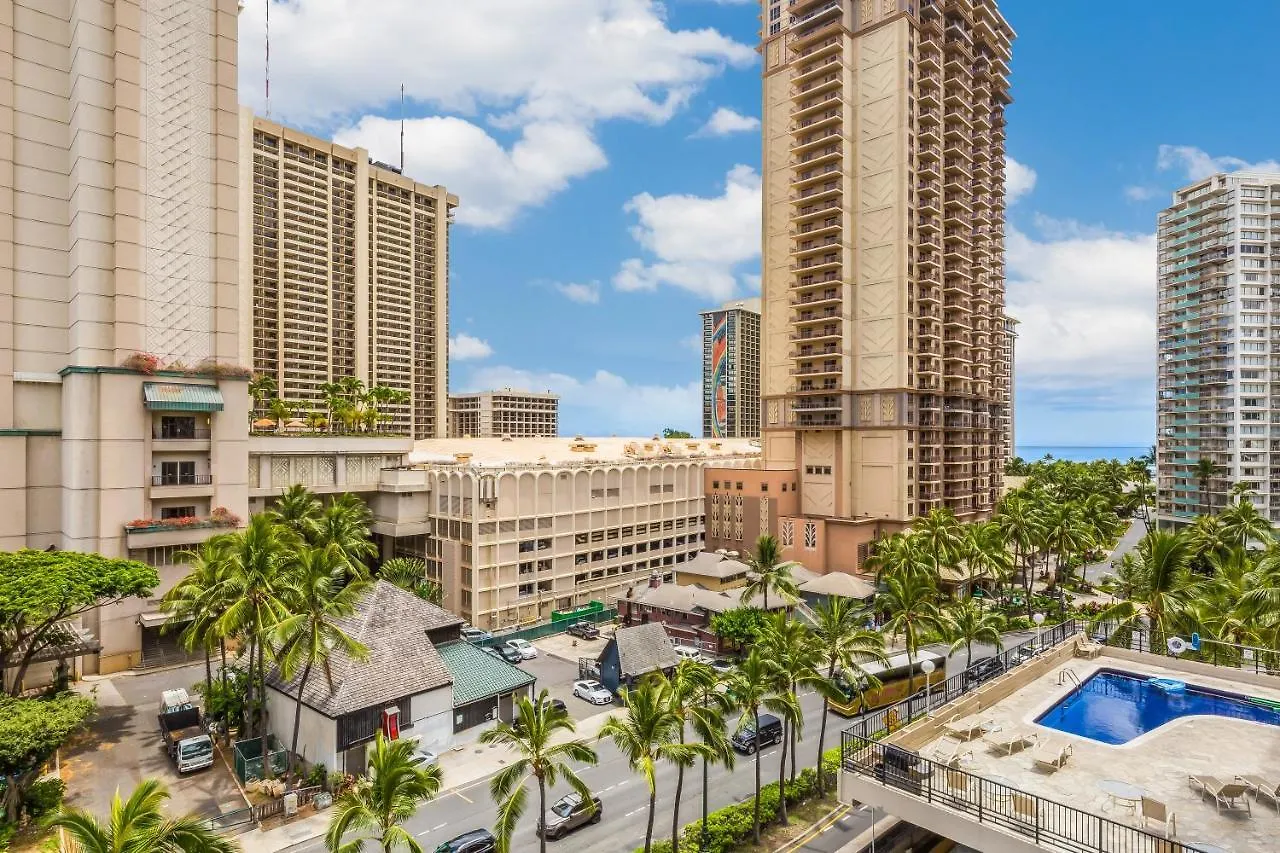 檀香山 Castle At Palms At Waikiki酒店 3*,  美国